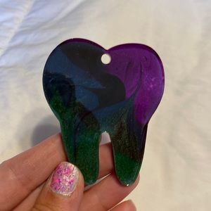 Handmade resin tooth magnet